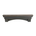 Pearl Mantels Pearl Mantels 499-60-27 60 in. The Hadley Shelf or Mantel Shelf Cottage Distressed Finish; Cottage 499-60-27